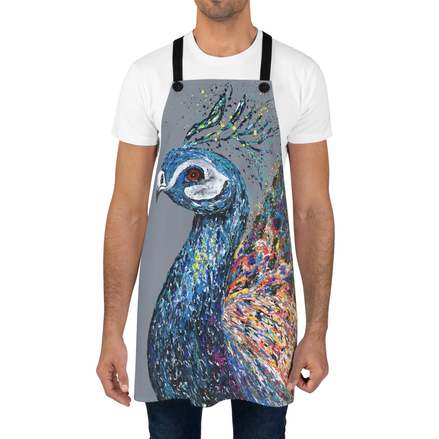 A noble peacock - Kitchen Apron