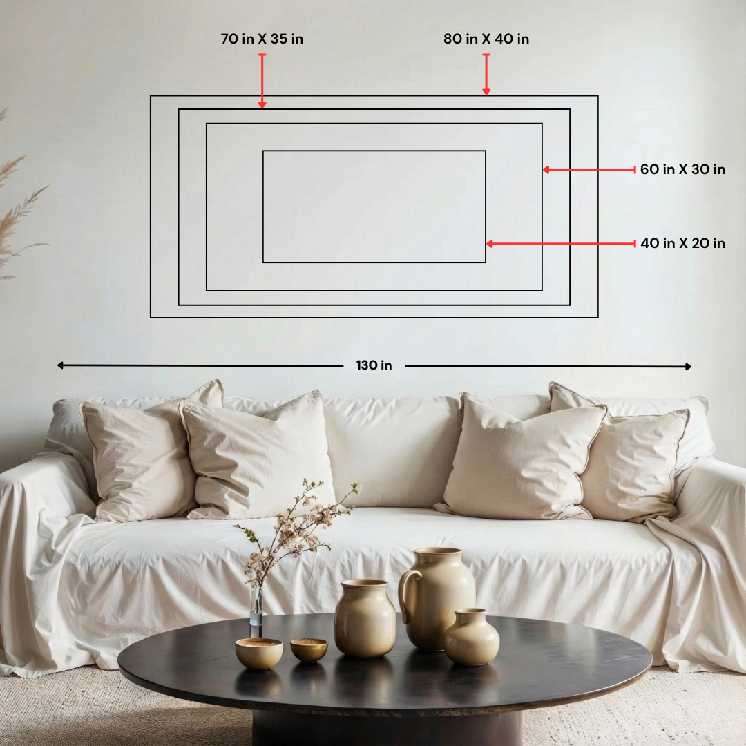 Embellished size chart