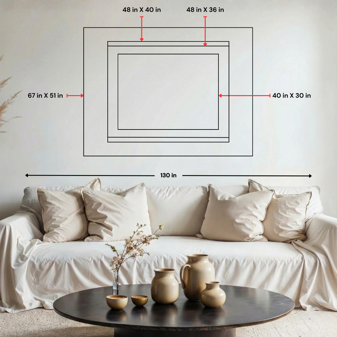 Embellished size chart