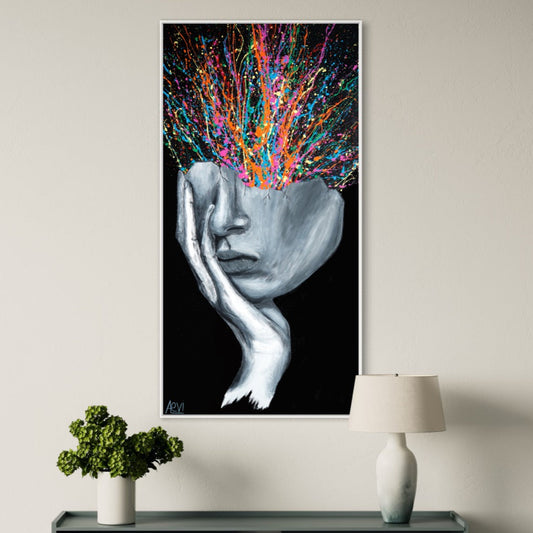 Embellished Edition Print - Exploded Head