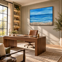 A moment of silence canvas wall art in a stylish room