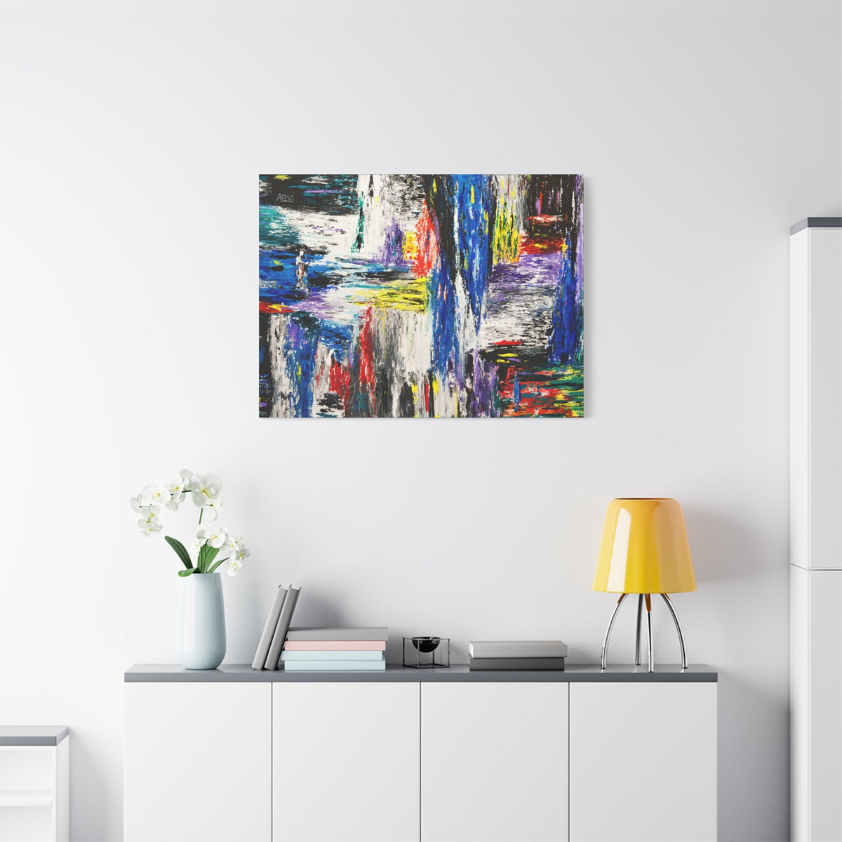 Colorful Canvas: "abstract" by Albert Levi Art