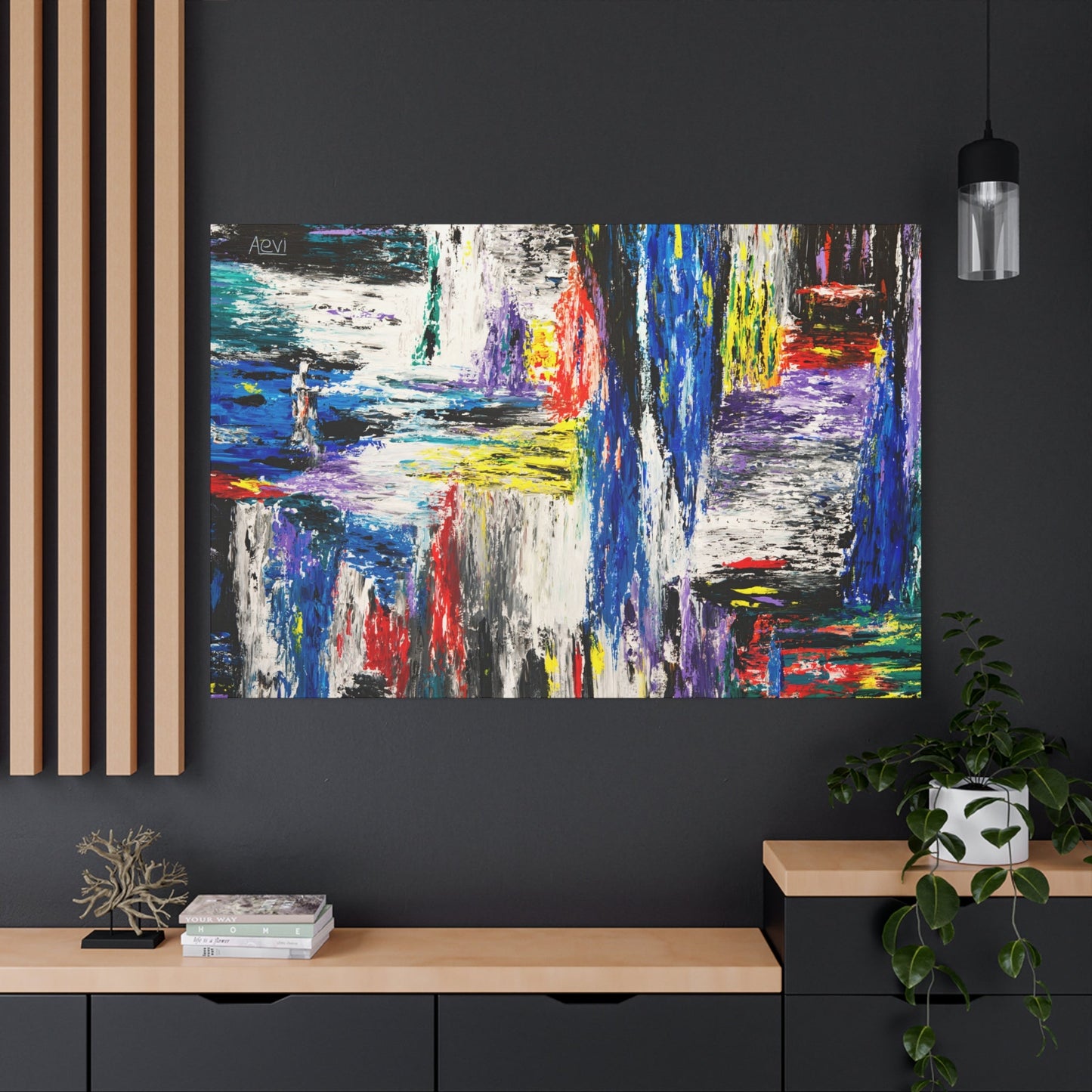 Colorful Canvas: "abstract" by Albert Levi Art
