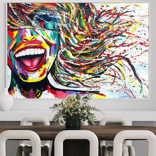 AFTER NOVA - Smile Forever - Canvas BY Albert Levi Art