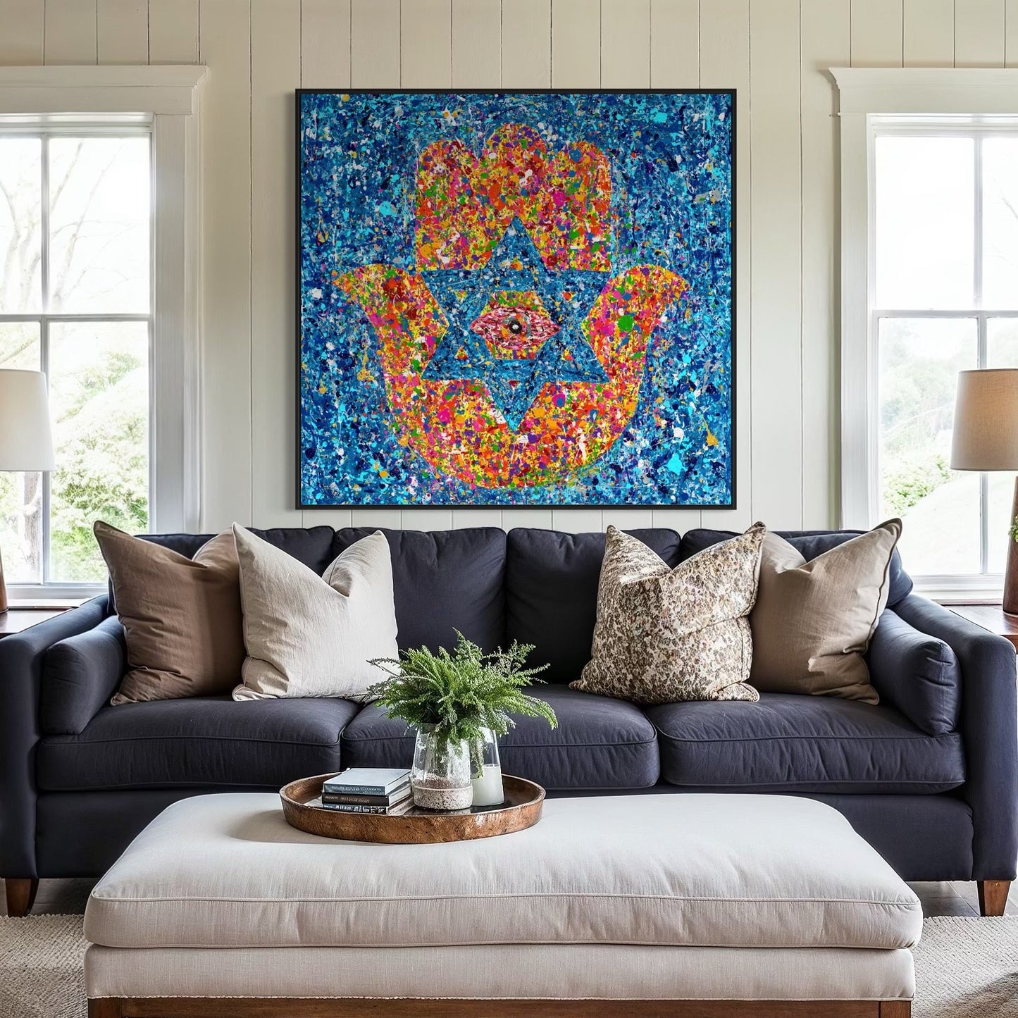 Colorful Canvas: "colors of protection" by Albert Levi Art