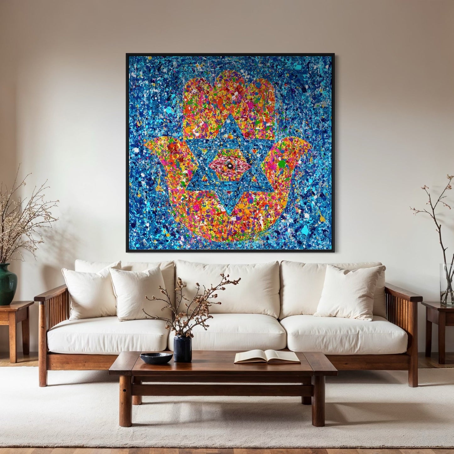 Colorful Canvas: "colors of protection" by Albert Levi Art