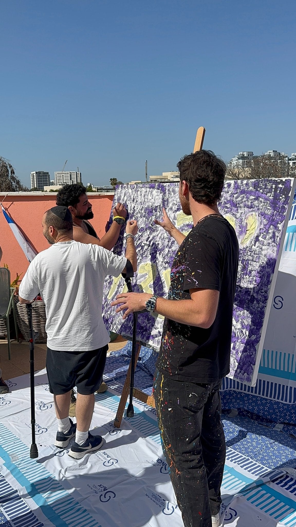 Donation for Wounded Soldiers - Together We Will Win - Home Decor BY Albert Levi Art