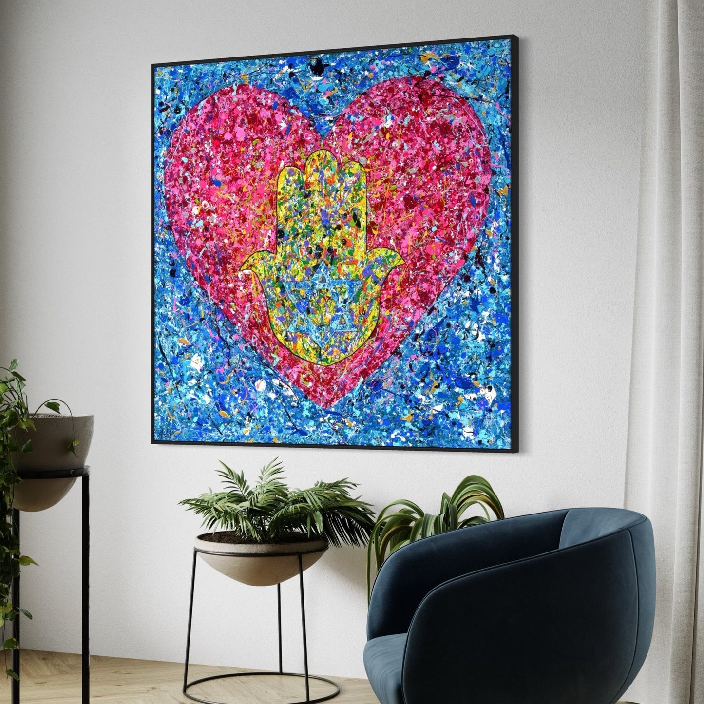 Colorful Canvas: "LIMITED EDITION PRINT - Heart of Protection" by Albert Levi Art