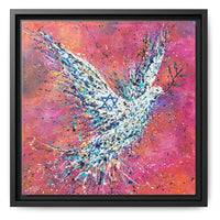 Dove of Peace framed canvas print by Albert Levi