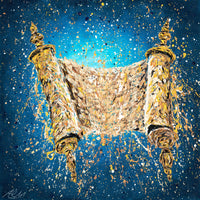 Light of Torah original painting by Albert Levi