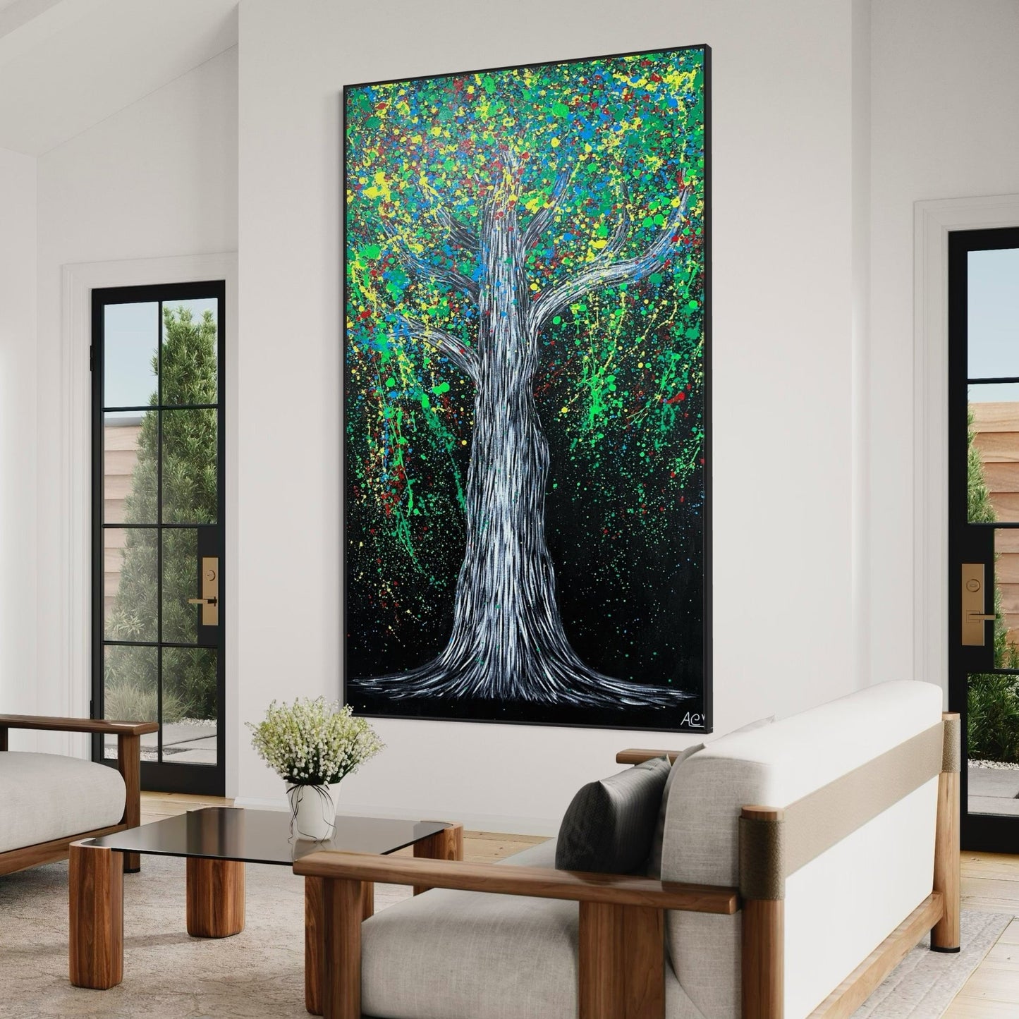 Colorful Canvas: "LIMITED EDITION PRINT - Above and Within" by Albert Levi Art