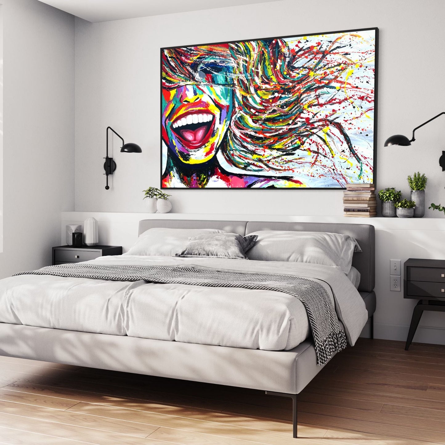 LIMITED EDITION PRINT - AFTER NOVA SMILE FOREVER - Canvas BY Albert Levi Art