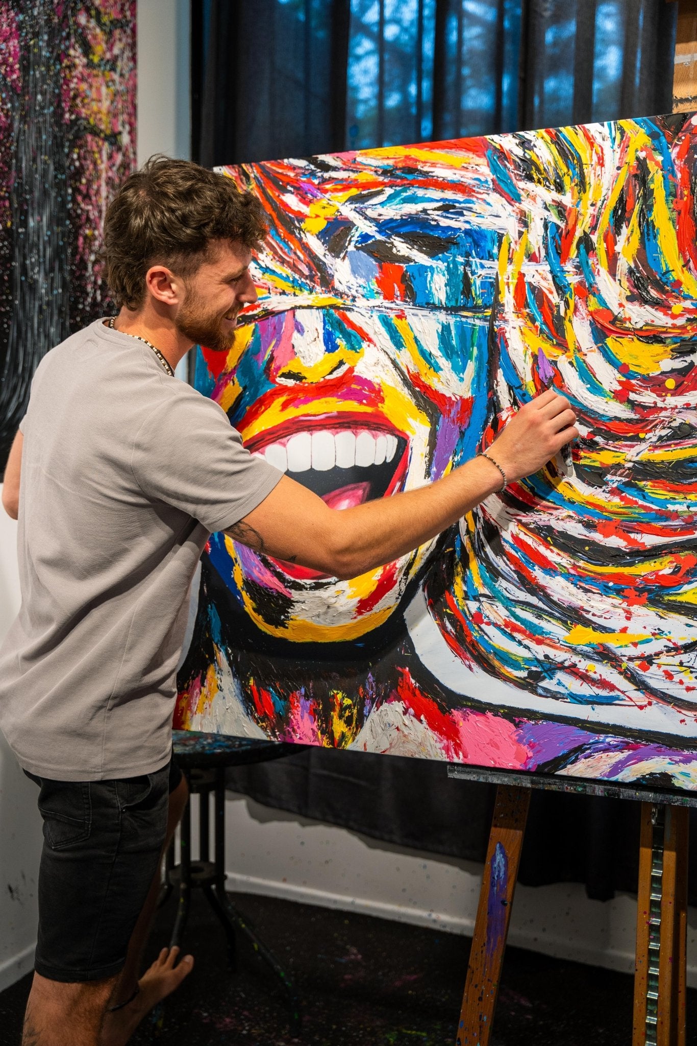 LIMITED EDITION PRINT - AFTER NOVA SMILE FOREVER - Canvas BY Albert Levi Art