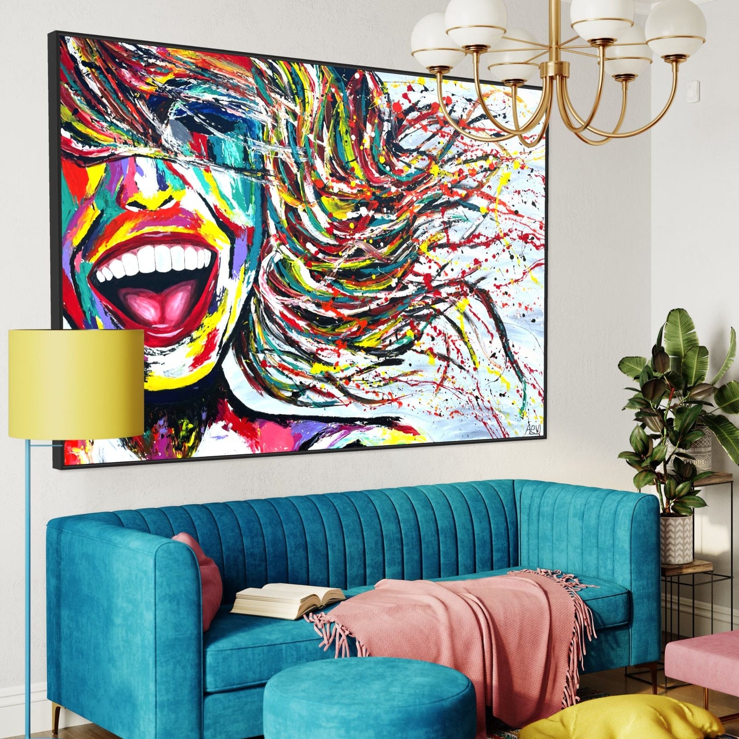 LIMITED EDITION PRINT - AFTER NOVA SMILE FOREVER - Canvas BY Albert Levi Art