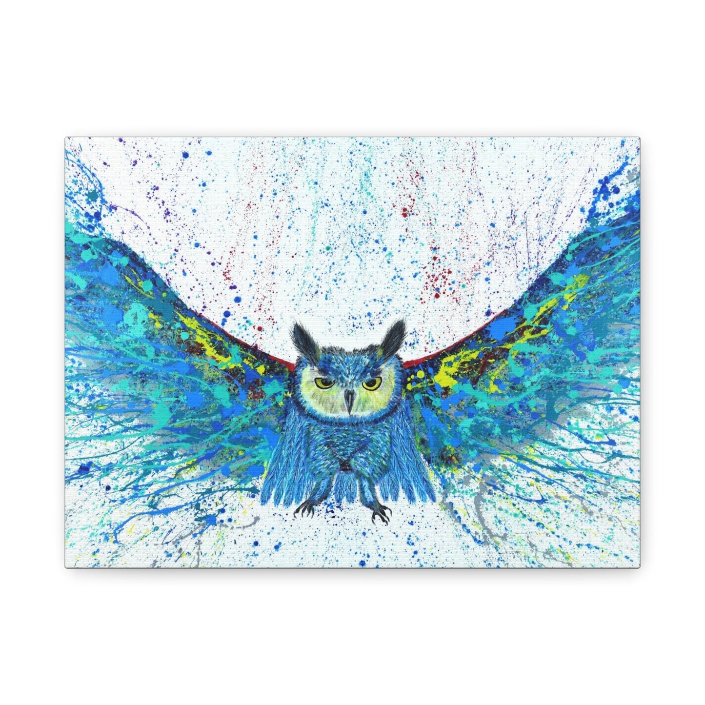 LIMITED EDITION PRINT - Blue Wings - Canvas BY Albert Levi Art