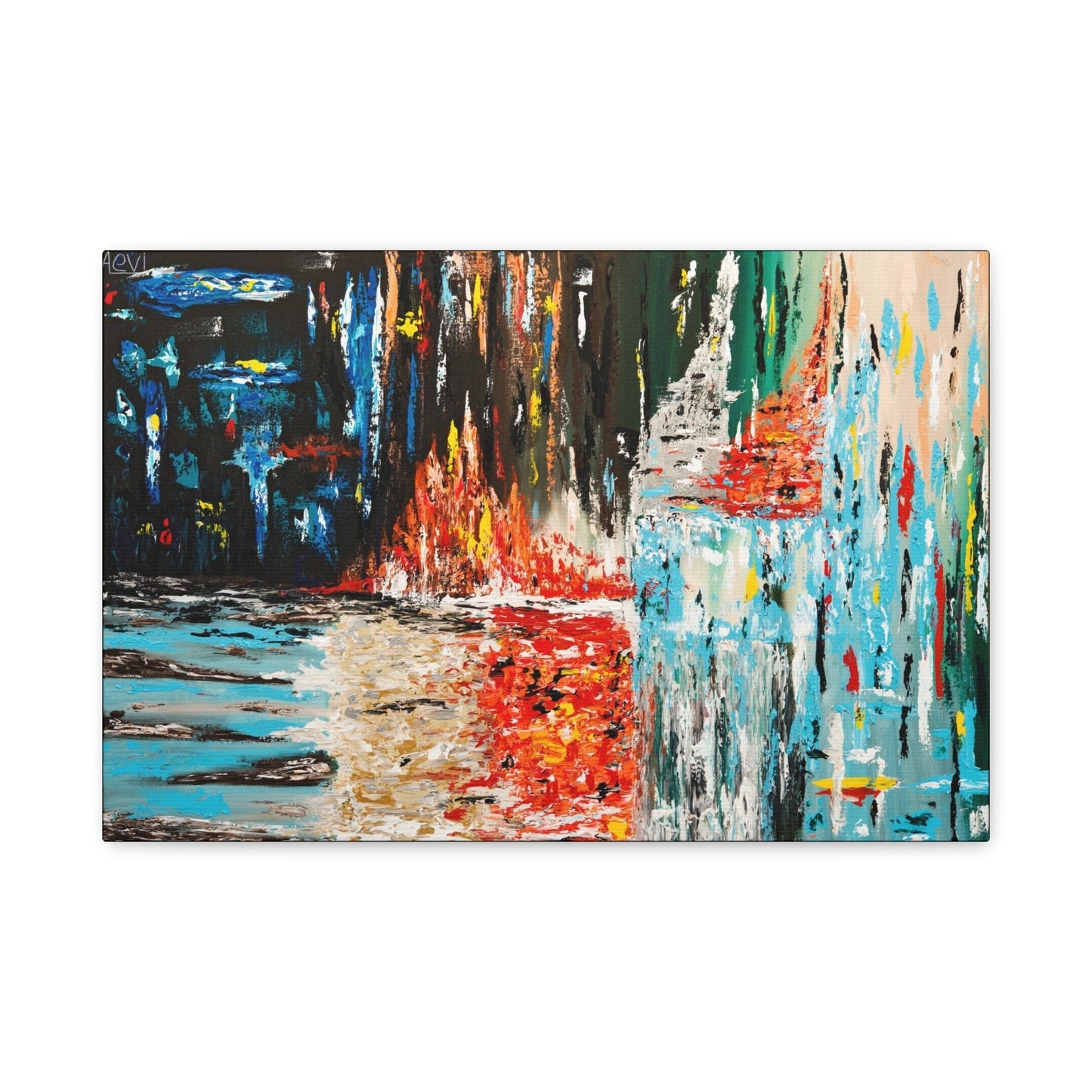 LIMITED EDITION PRINT - Connections - Canvas BY Albert Levi Art