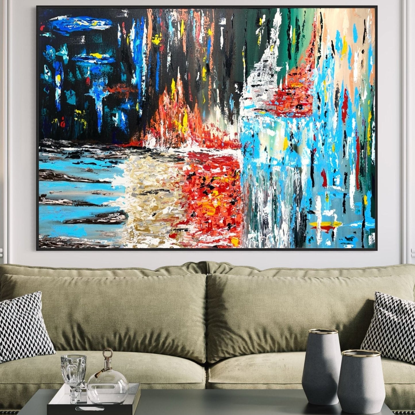 LIMITED EDITION PRINT - Connections - Canvas BY Albert Levi Art