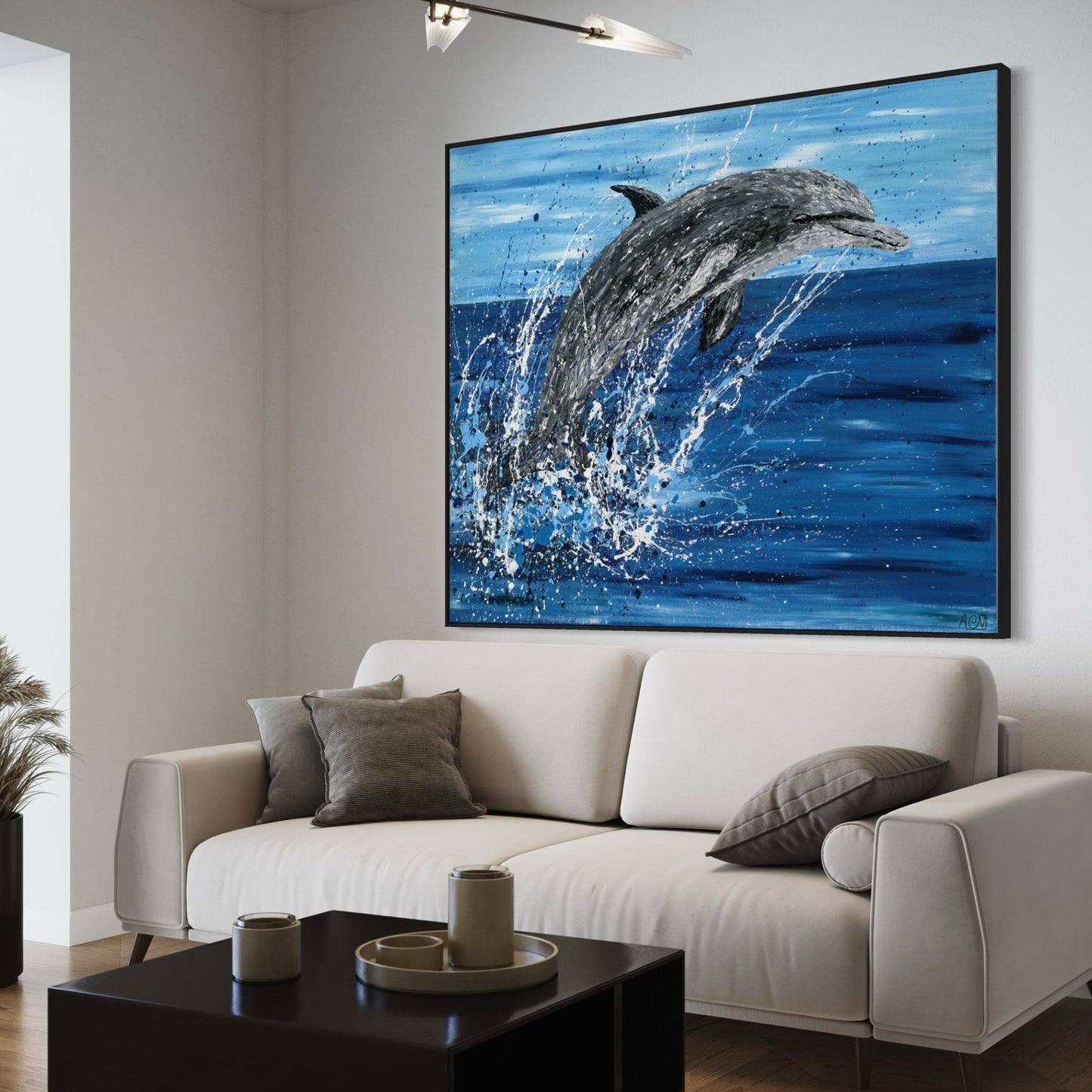 LIMITED EDITION PRINT - Dance Among The Waves - Canvas BY Albert Levi Art