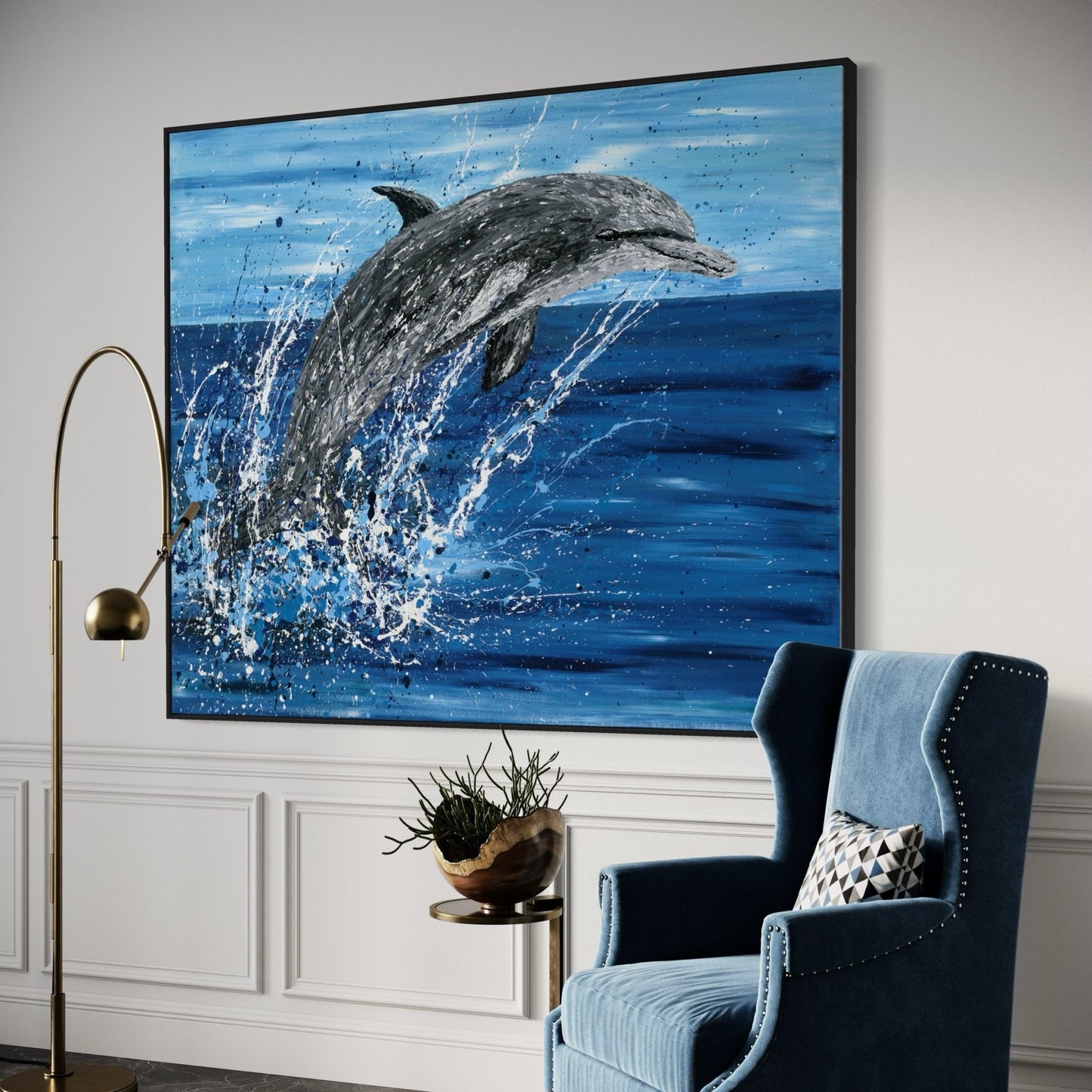 LIMITED EDITION PRINT - Dance Among The Waves - Canvas BY Albert Levi Art