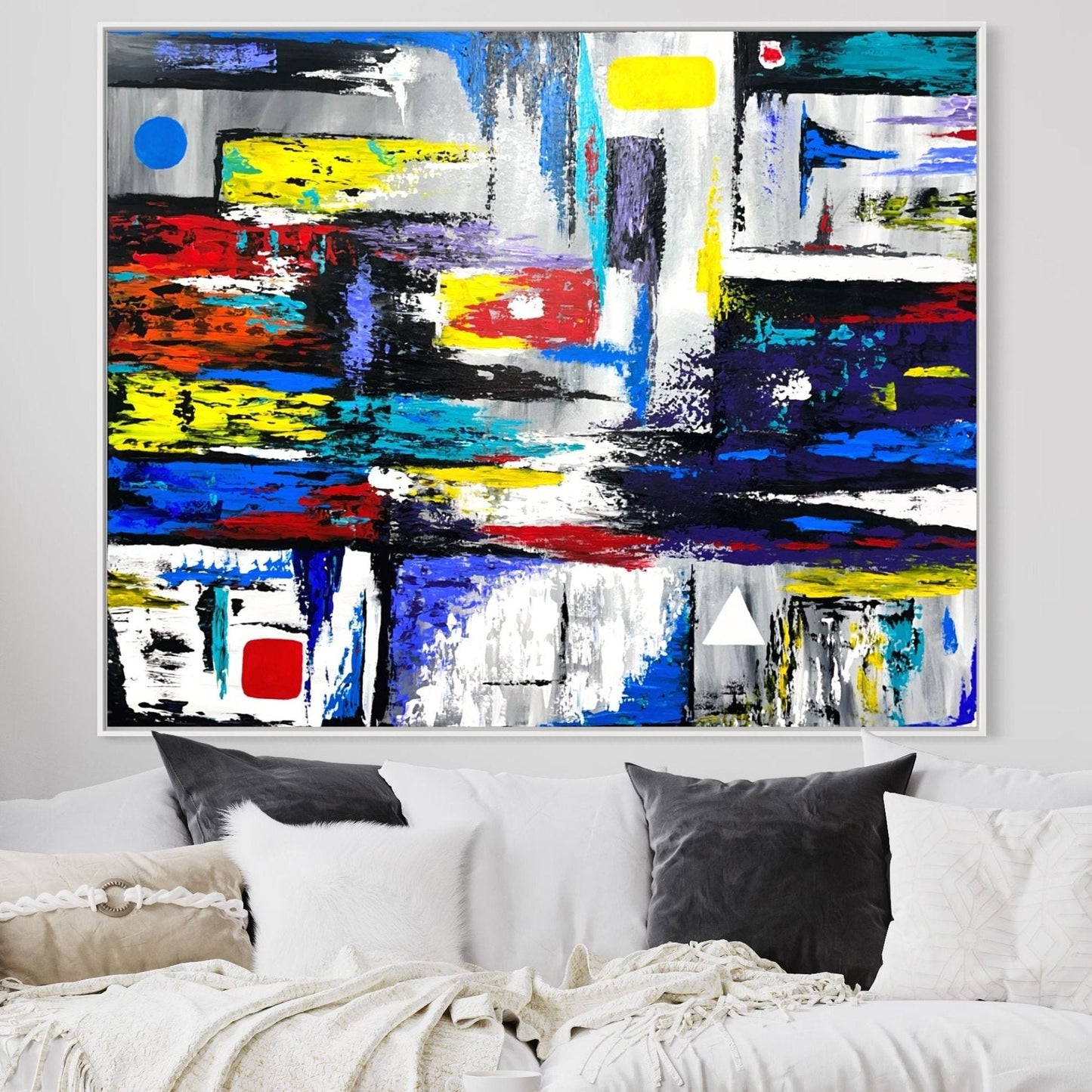 LIMITED EDITION PRINT - EXACT GEOMETRY - Canvas BY Albert Levi Art