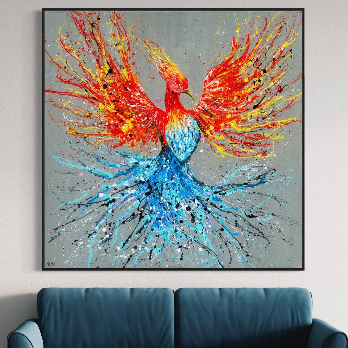 LIMITED EDITION PRINT - Explosive Power - Canvas BY Albert Levi Art