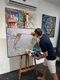 LIMITED EDITION PRINT - FREEDOM - Canvas BY Albert Levi Art