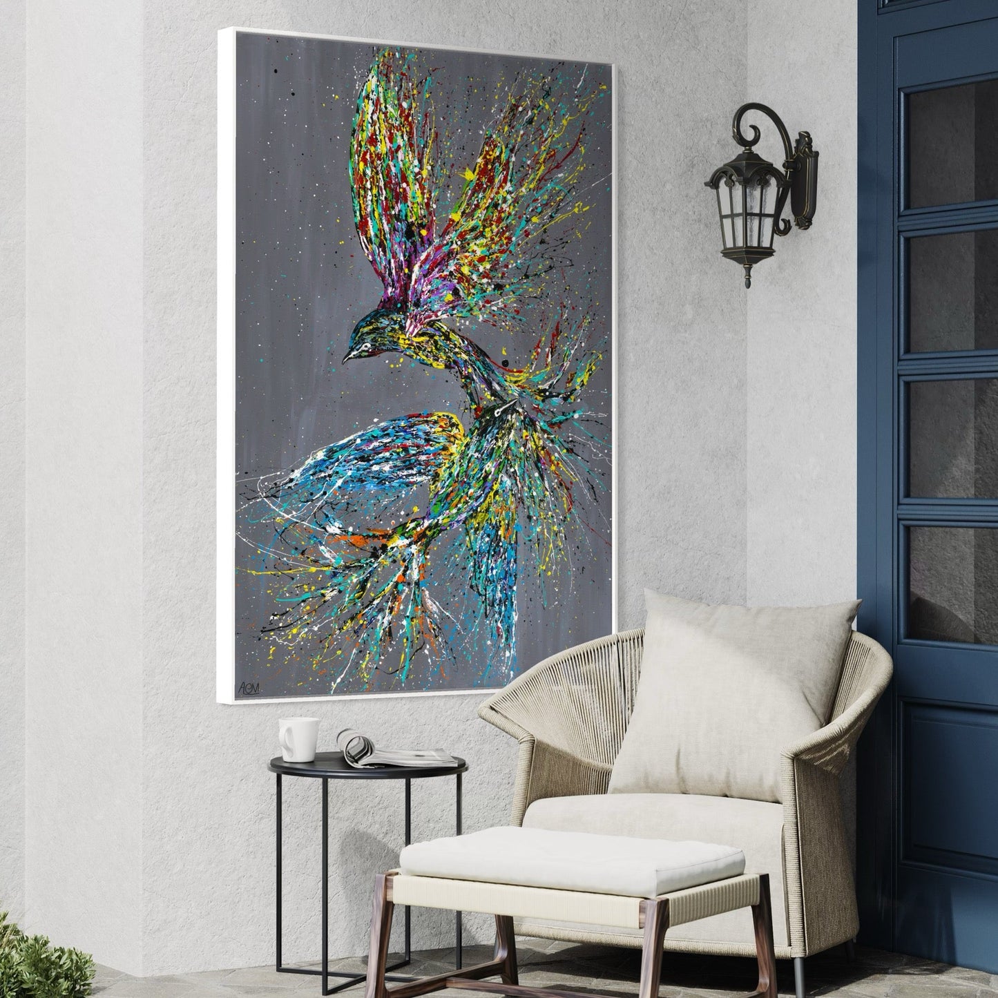 Limited Edition Print - Happiness - Canvas BY Albert Levi Art