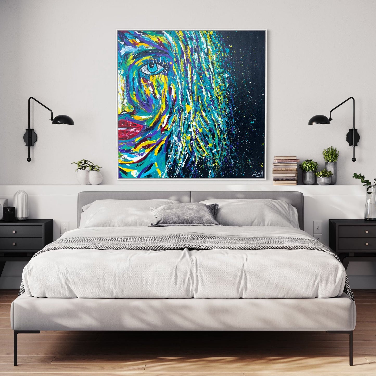 LIMITED EDITION PRINT - Hard life, good life - Canvas BY Albert Levi Art