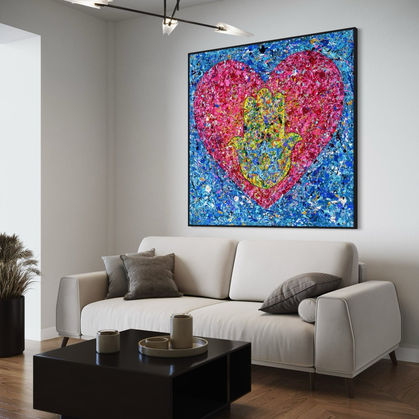Colorful Canvas: "LIMITED EDITION PRINT - Heart of Protection" by Albert Levi Art