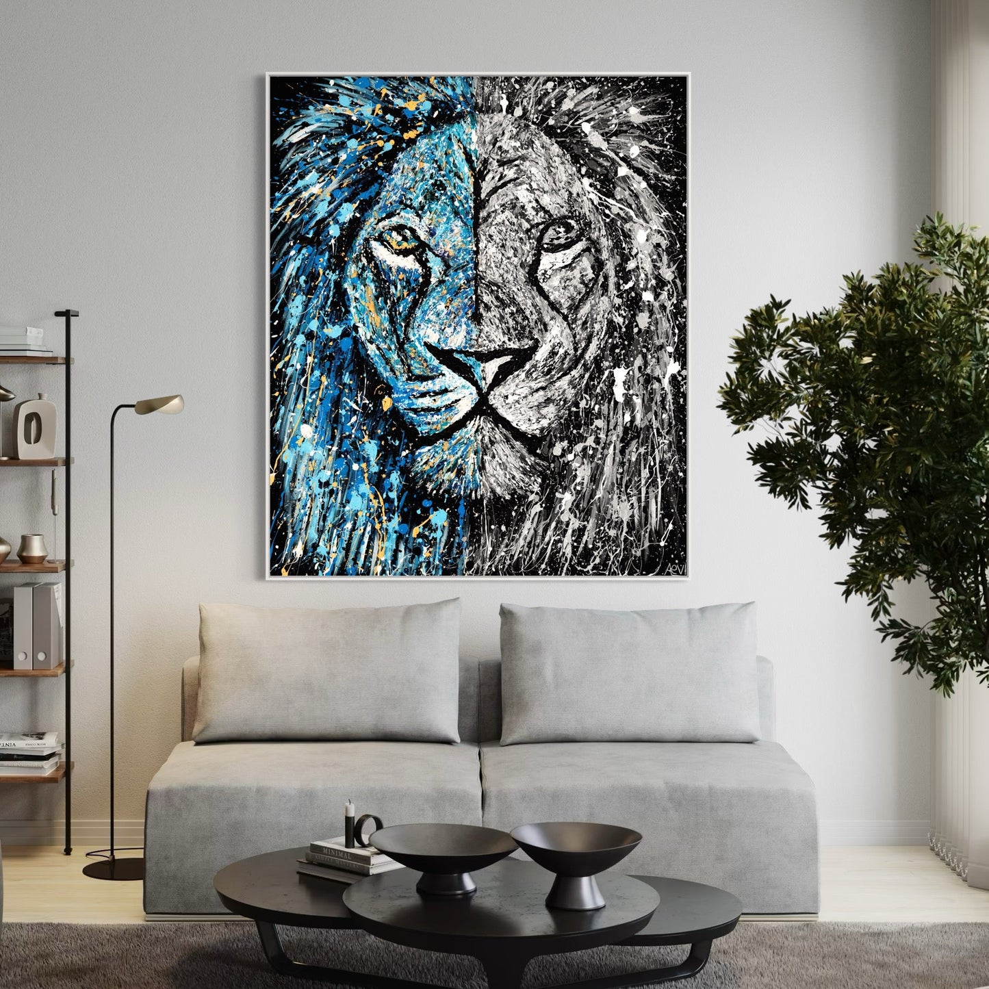 Colorful Canvas: "Limited Edition Print - Lion Of Judah" by Albert Levi Art
