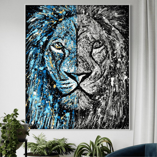 Colorful Canvas: "Limited Edition Print - Lion Of Judah" by Albert Levi Art