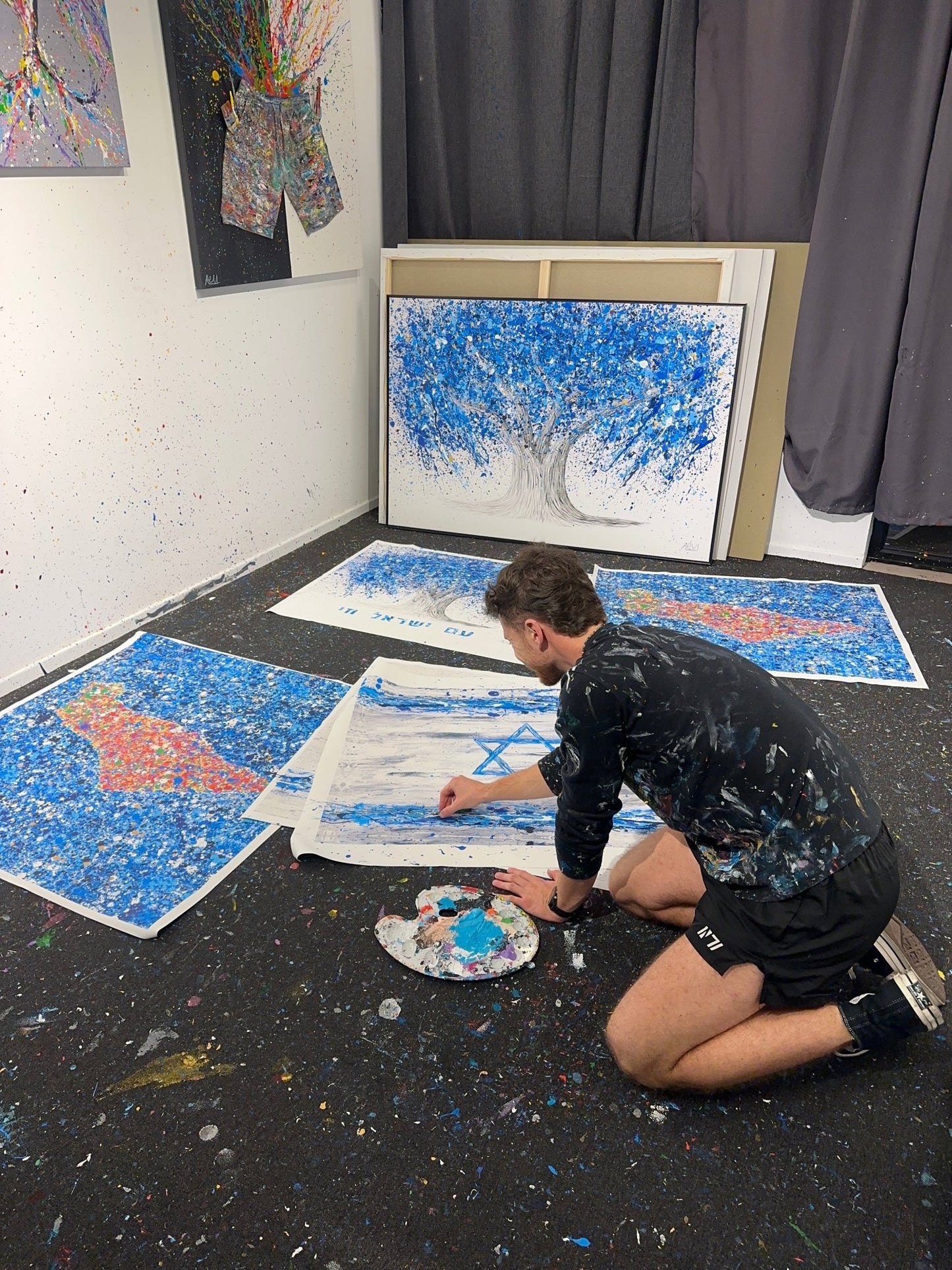 Limited Edition Print - Our connection - Canvas BY Albert Levi Art