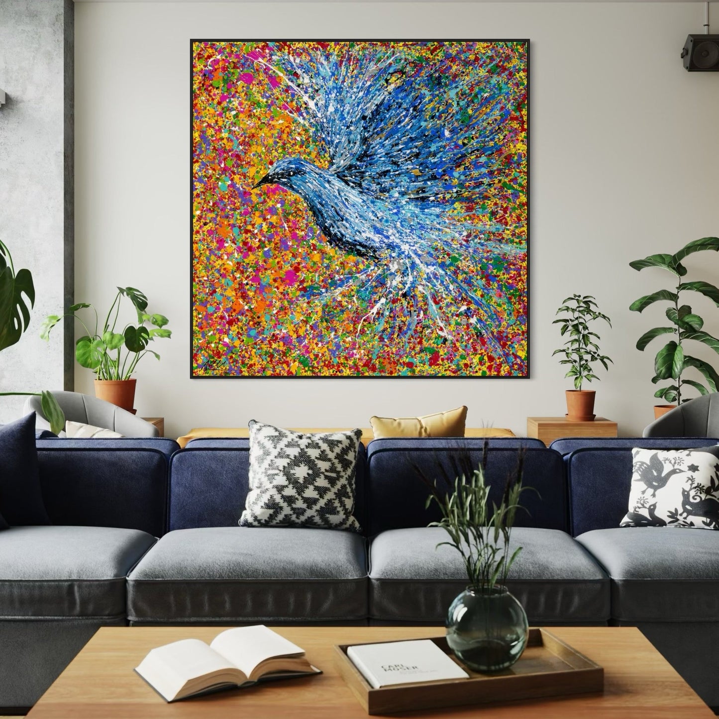 Colorful Canvas: "LIMITED EDITION PRINT - Peace Will Return" by Albert Levi Art