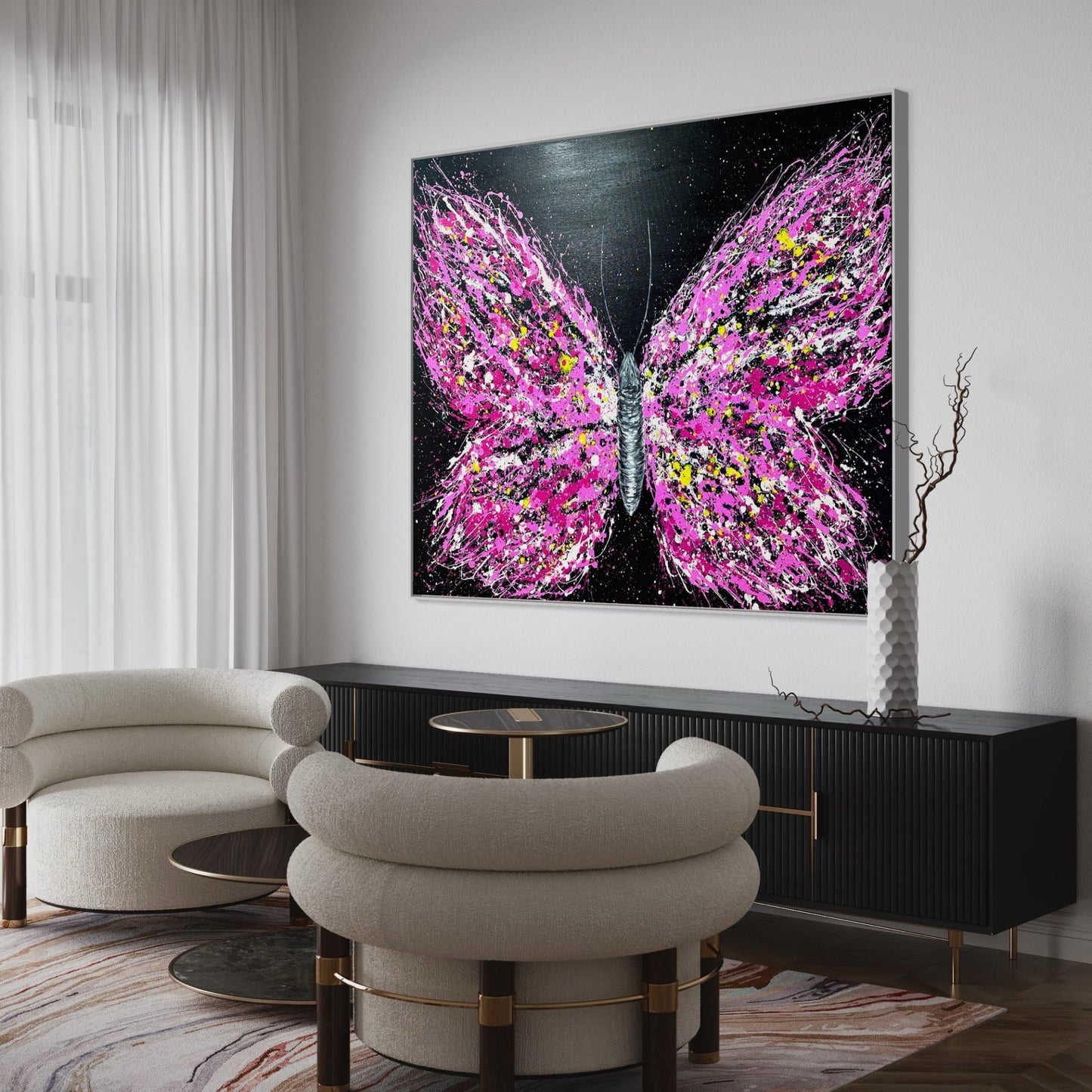 Limited Edition Print - Pink Dream - Canvas BY Albert Levi Art