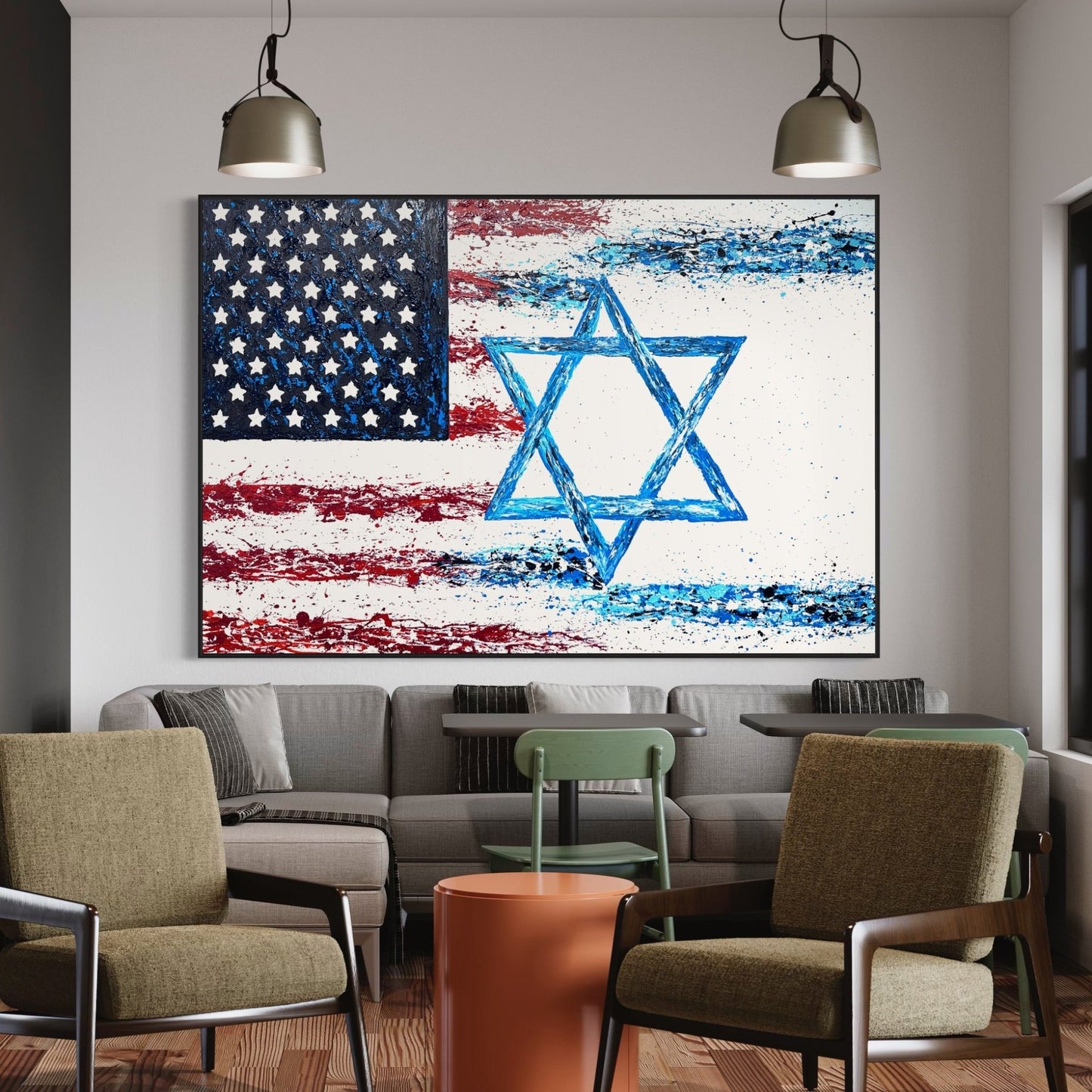 Limited Edition Print - TOGETHER WE WILL WIN - Canvas BY Albert Levi Art
