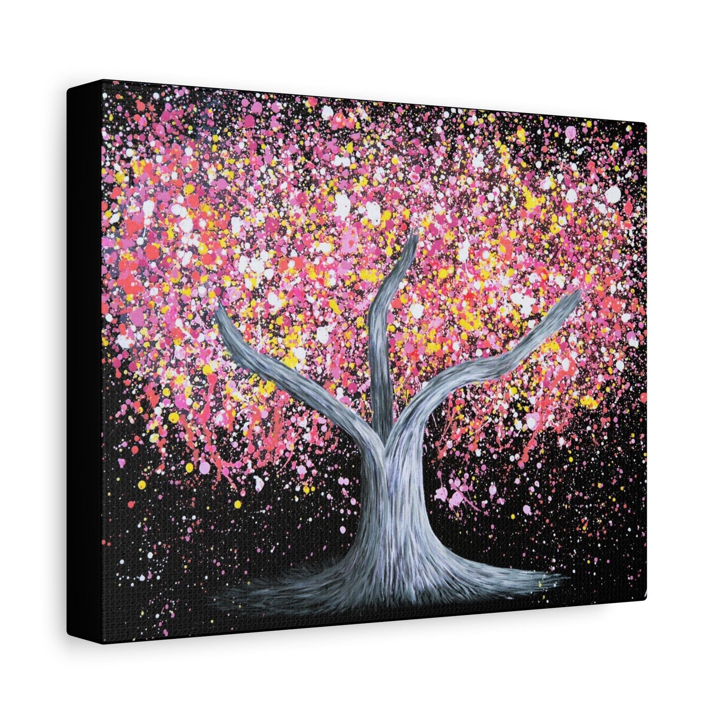LIMITED EDITION PRINT - Tree of happines - Pink Magic - Canvas BY Albert Levi Art