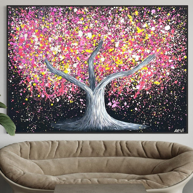 Limited Edition Print - Tree of happines - Pink Magic