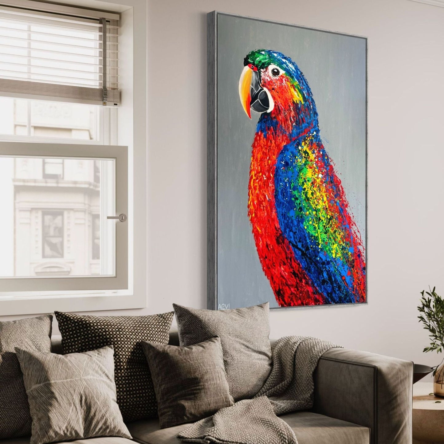 LIMITED EDITION PRINT - Tropical Color - Canvas BY Albert Levi Art