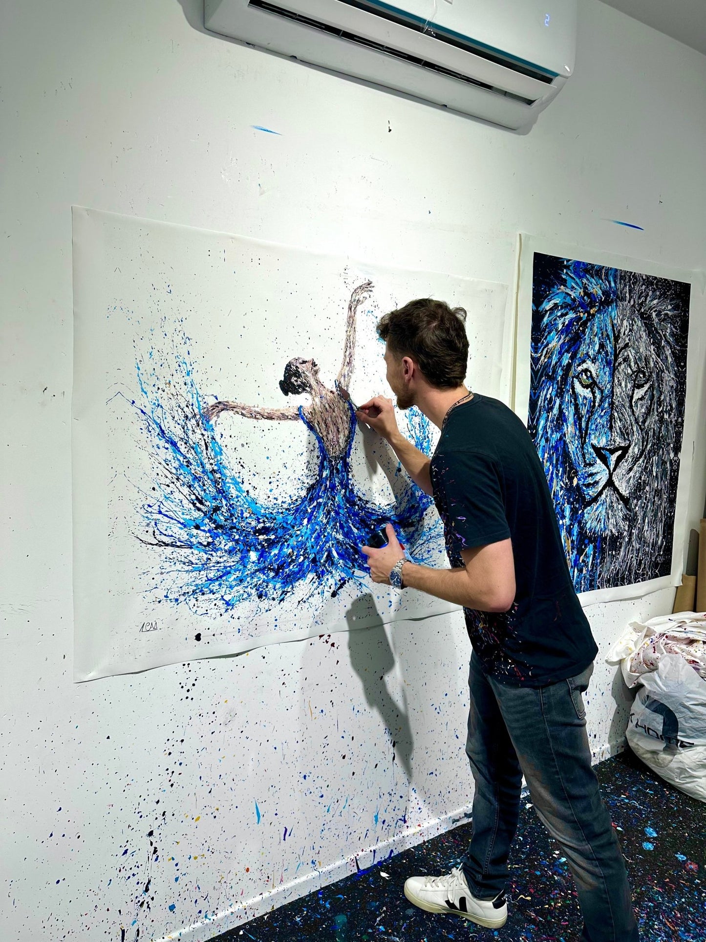 Colorful Canvas: "Limited Edition Print - We Will Dance Again" by Albert Levi Art