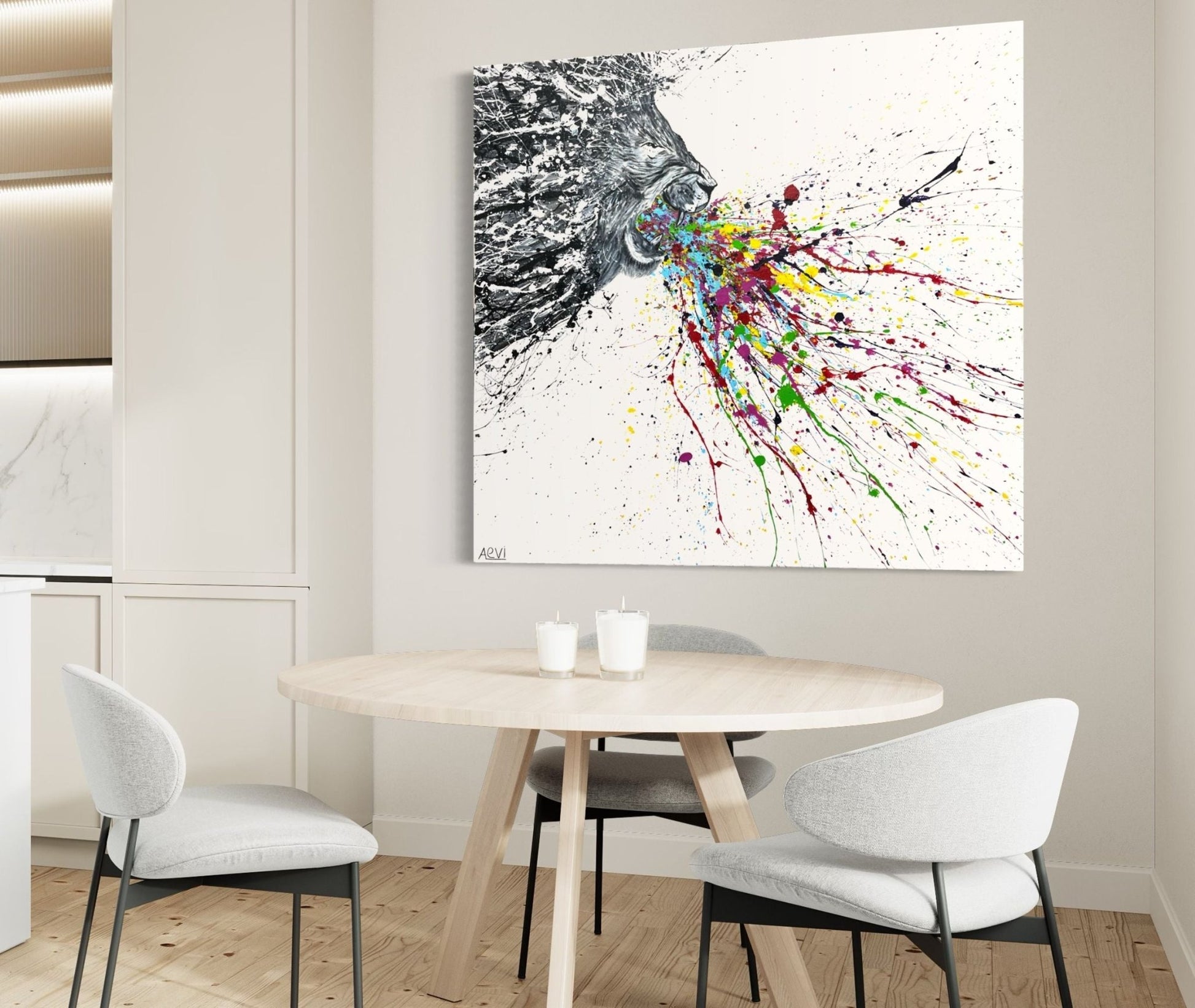 LIMITED EDITION PRINT - Wild Majestiy - Canvas BY Albert Levi Art