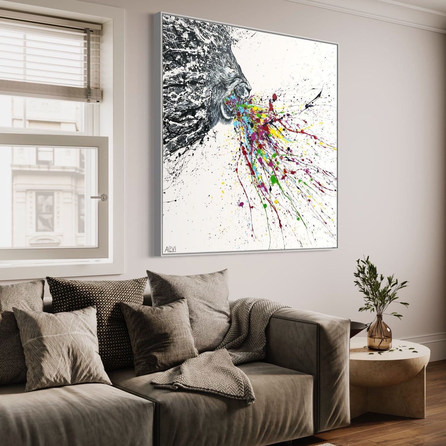 LIMITED EDITION PRINT - Wild Majestiy - Canvas BY Albert Levi Art