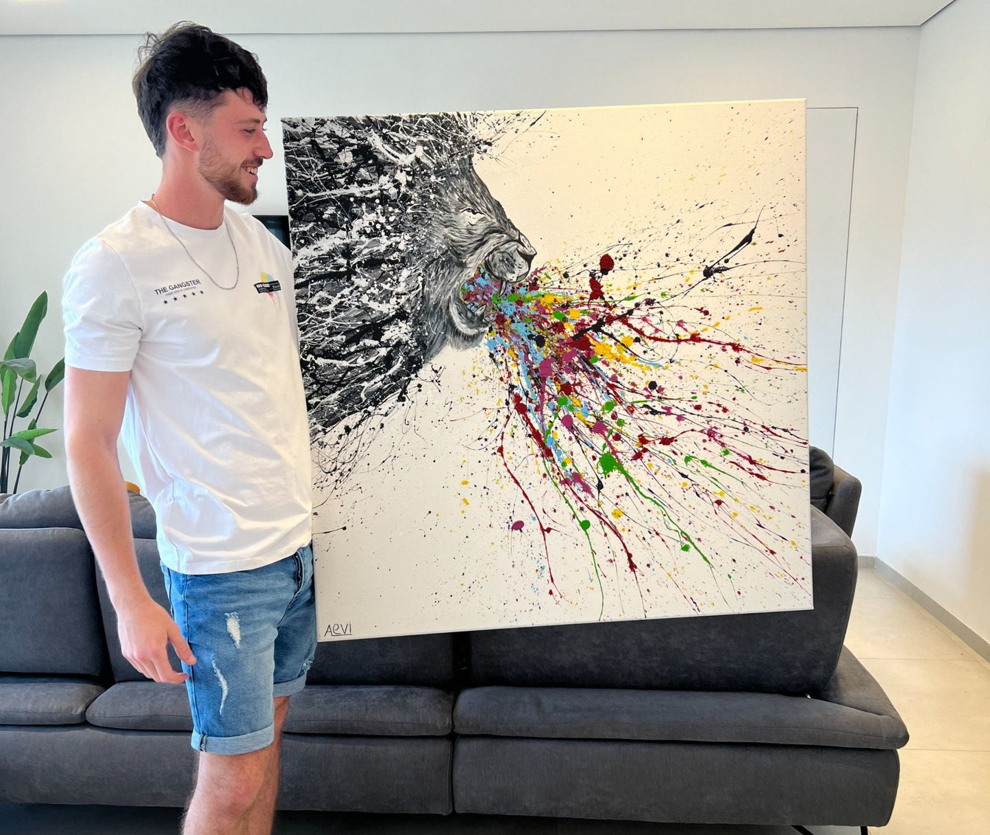 LIMITED EDITION PRINT - Wild Majestiy - Canvas BY Albert Levi Art