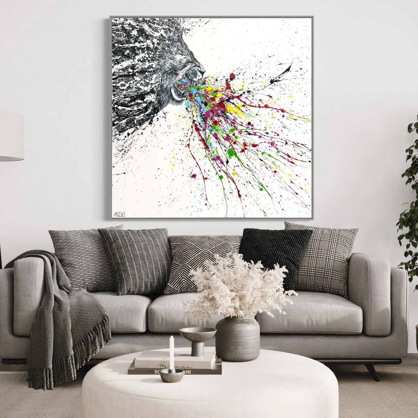 LIMITED EDITION PRINT - Wild Majestiy - Canvas BY Albert Levi Art
