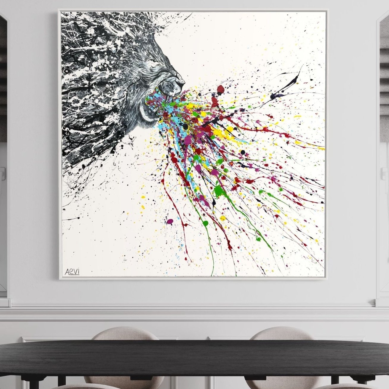 LIMITED EDITION PRINT - Wild Majestiy - Canvas BY Albert Levi Art