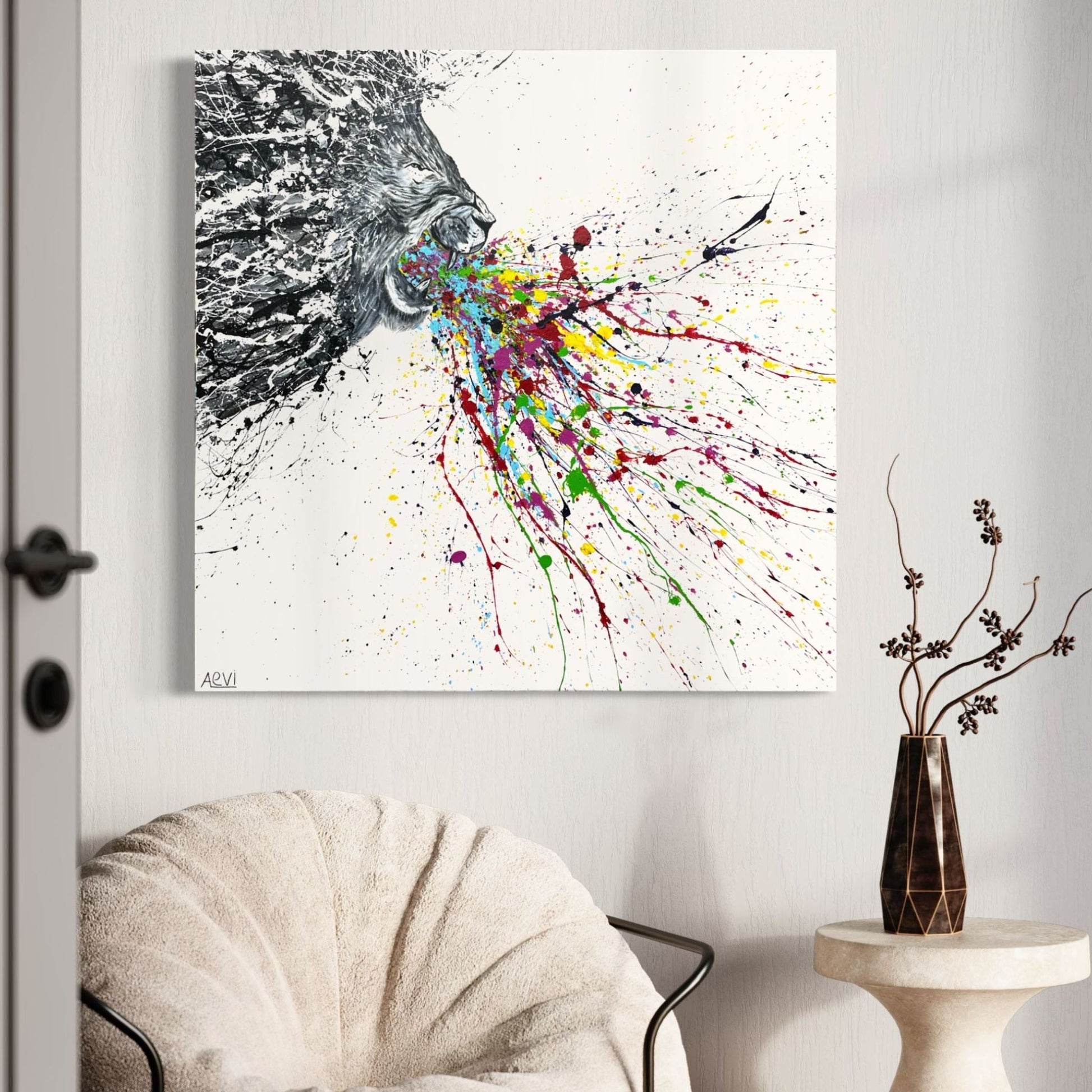 LIMITED EDITION PRINT - Wild Majestiy - Canvas BY Albert Levi Art