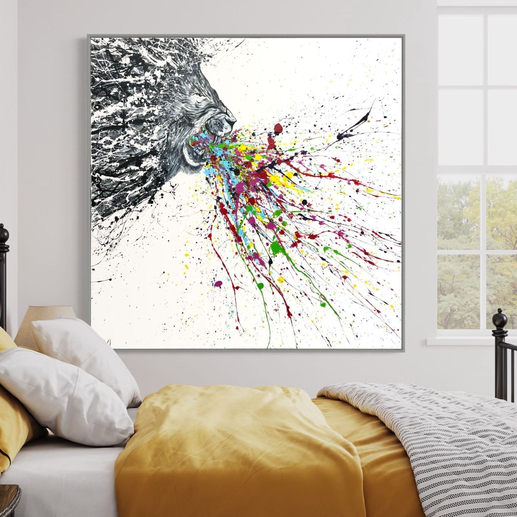 LIMITED EDITION PRINT - Wild Majestiy - Canvas BY Albert Levi Art