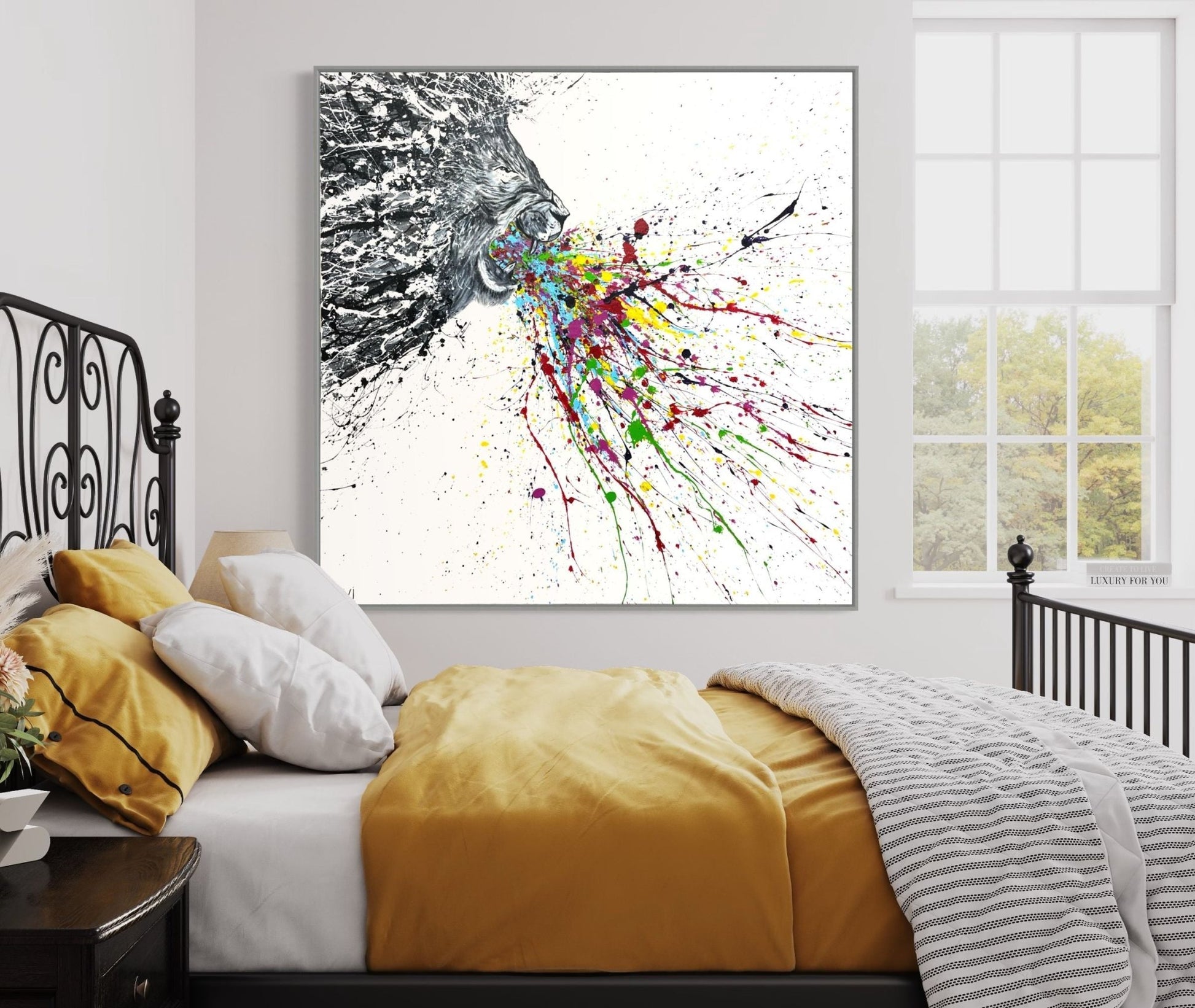 LIMITED EDITION PRINT - Wild Majestiy - Canvas BY Albert Levi Art