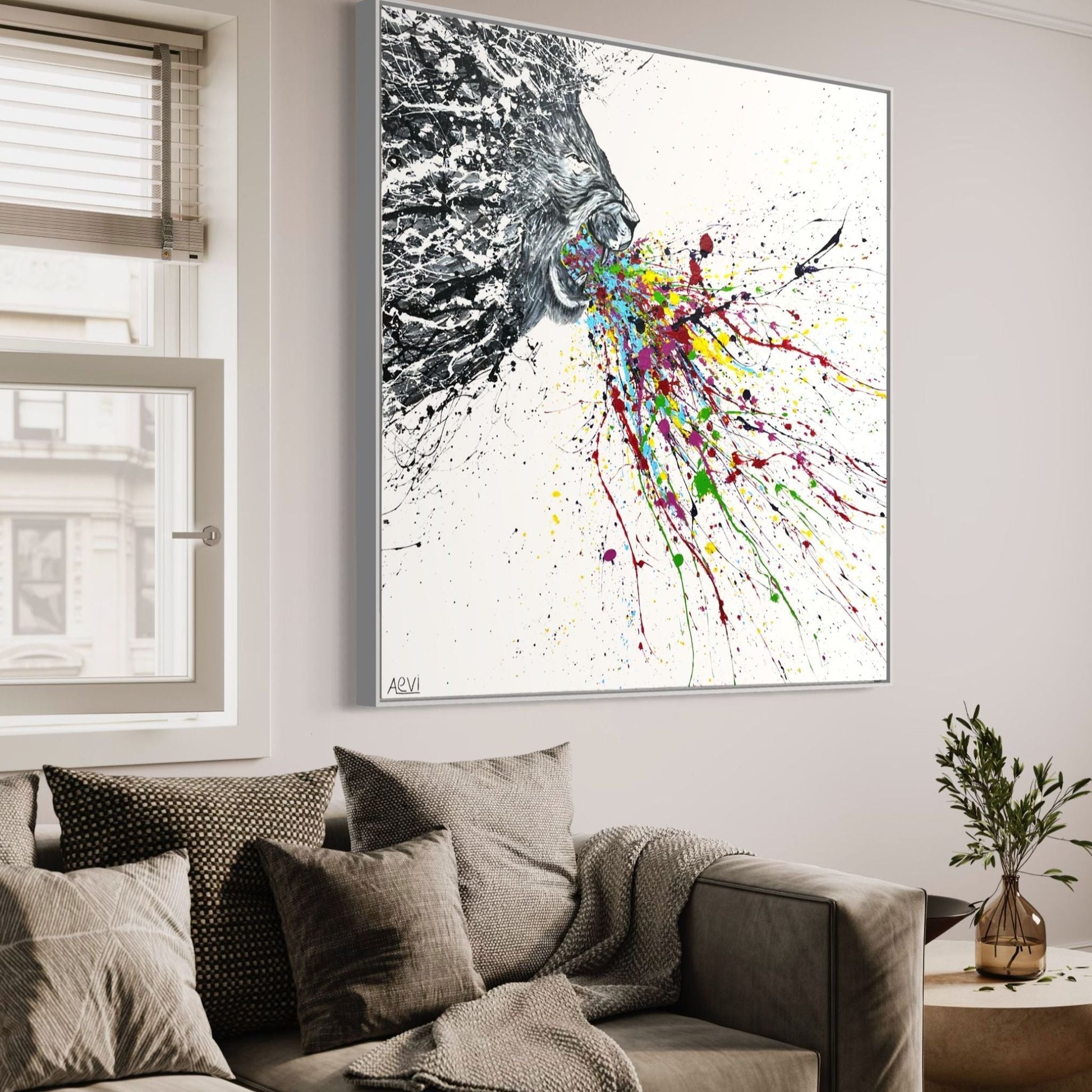 LIMITED EDITION PRINT - Wild Majestiy - Canvas BY Albert Levi Art