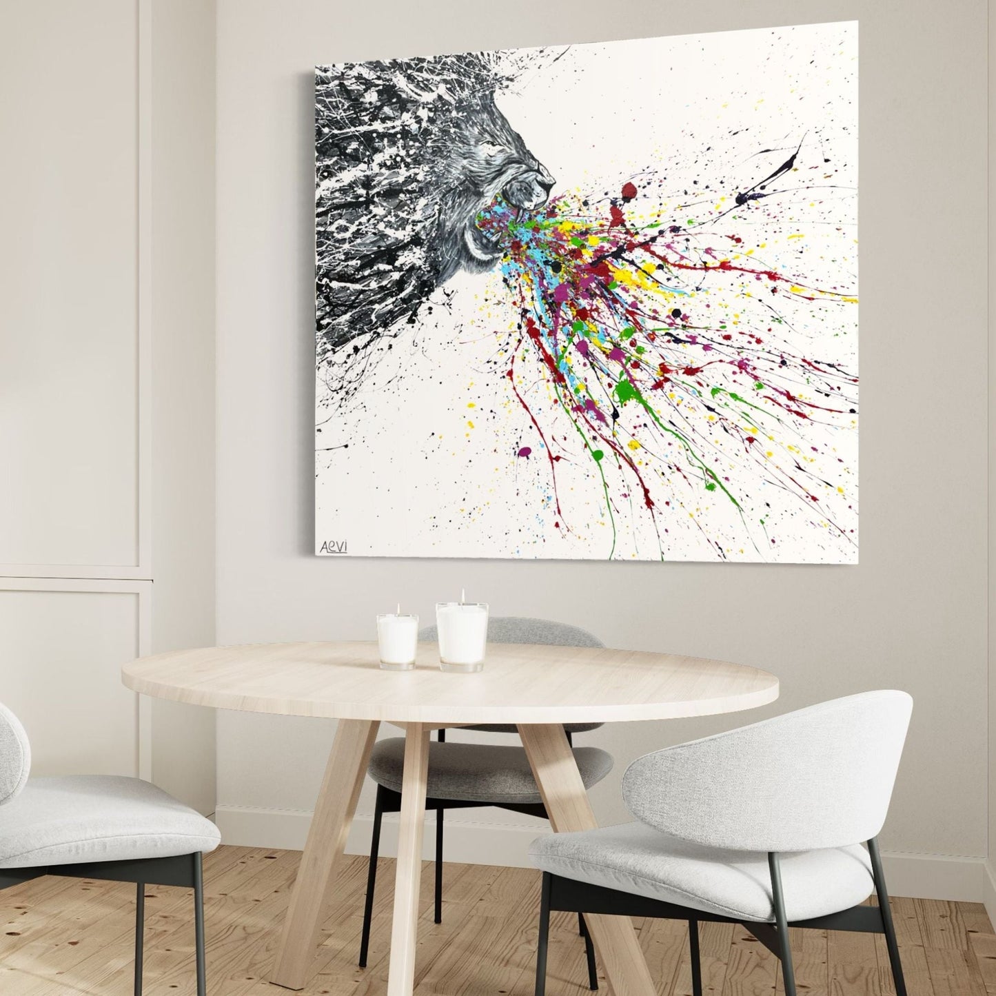 LIMITED EDITION PRINT - Wild Majestiy - Canvas BY Albert Levi Art