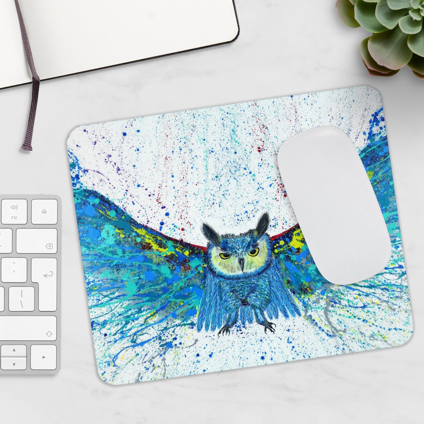 MOUSE PAD - POWER IN AVIATION - Home Decor BY Albert Levi Art